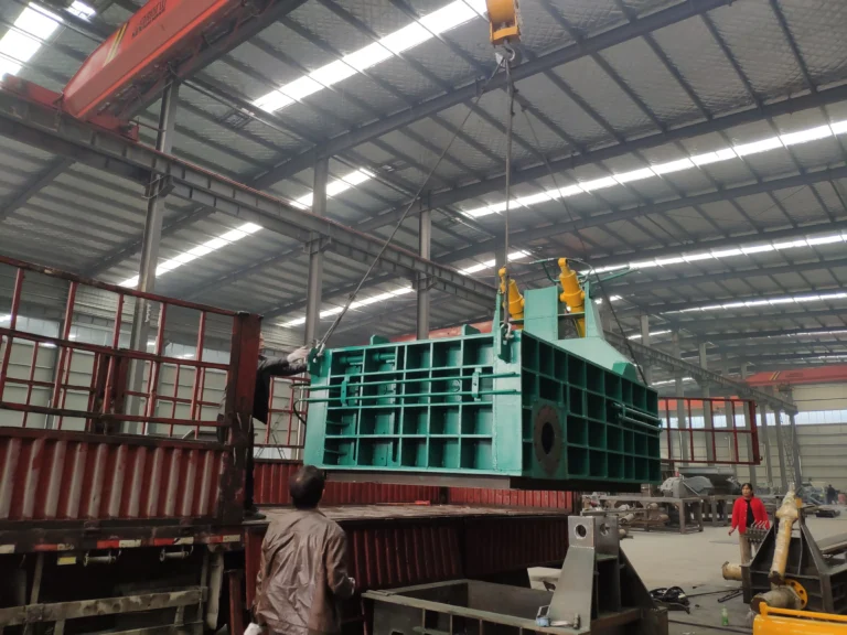 Shuliy metal baler successfully arrived in the Philippines