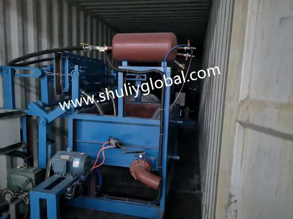 SL-1500-3-1 egg tray making machine loading the cabinet