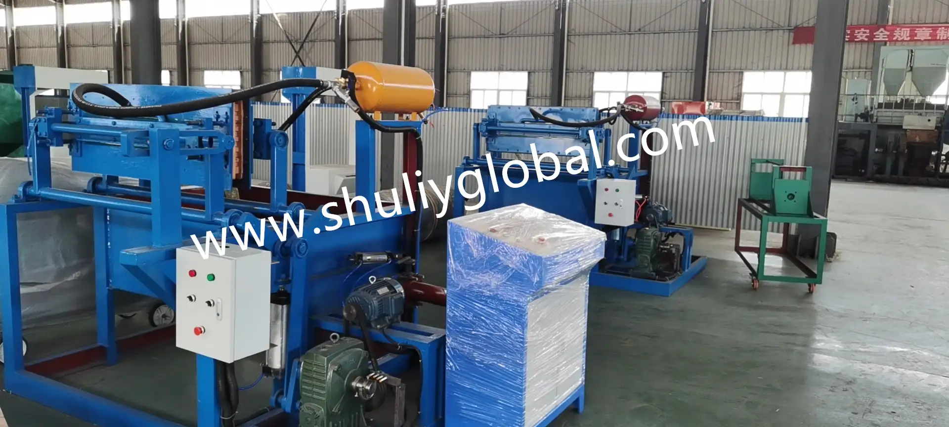 SL-1500-3-1 egg tray making machine to the Republic of Congo