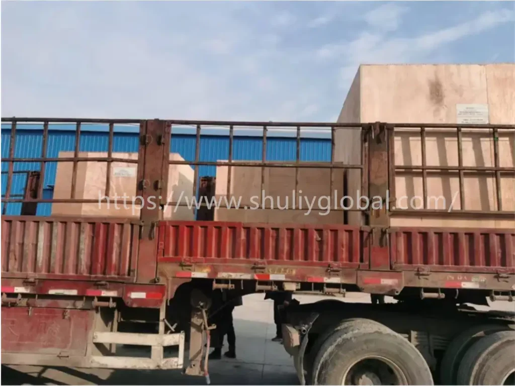 Egg tray machine shipped to Saudi Arabia