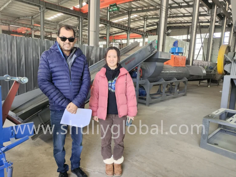 Shuliy PET plastic cleaning line in factory