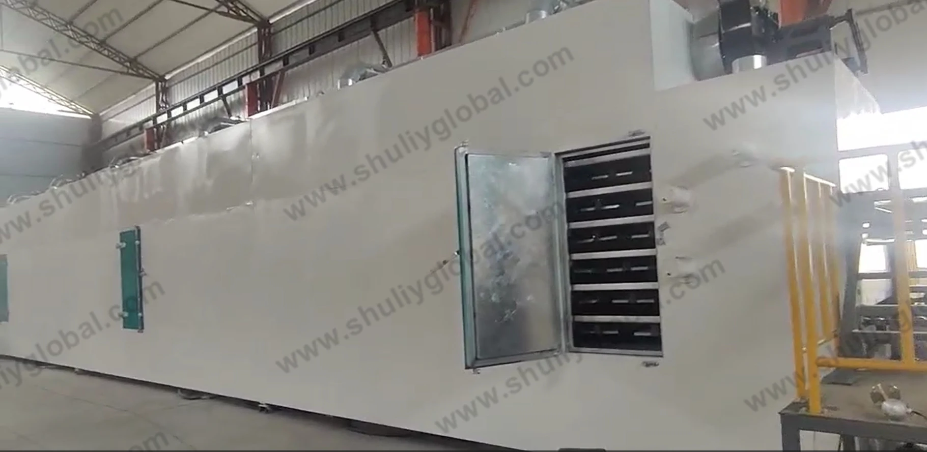 paper tray metal drying machine