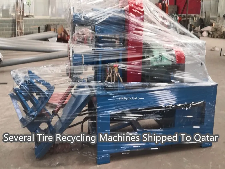 Plusieurs machines de recyclage de pneus vendues au Qatar