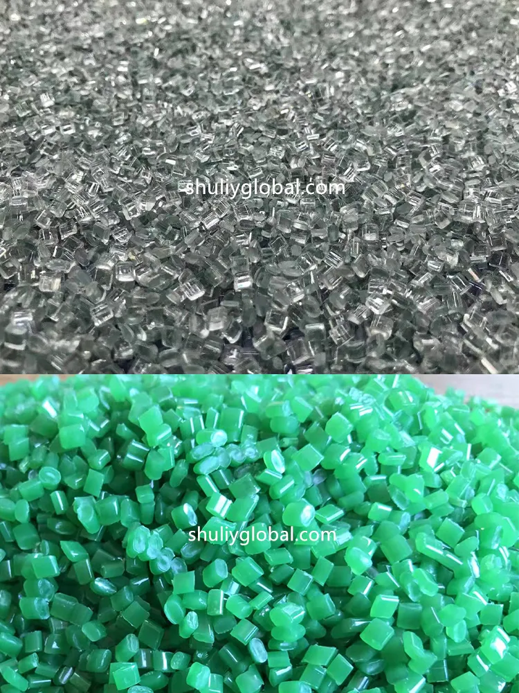 PET plastic pelletizing line final product