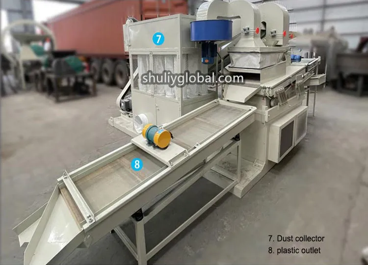 Structure of a copper wire granulator