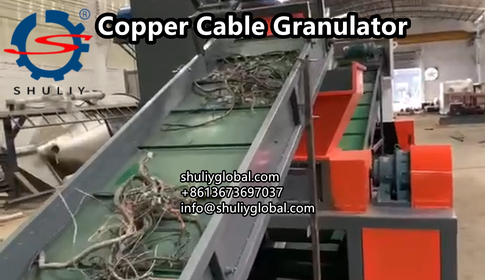 Vidéo de fonctionnement du granulateur de cuivre