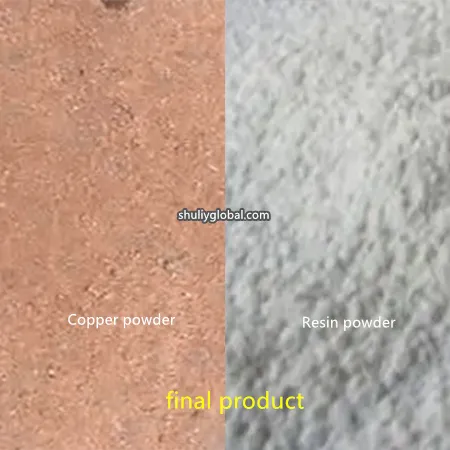 The final product after PCB recycling and processing.